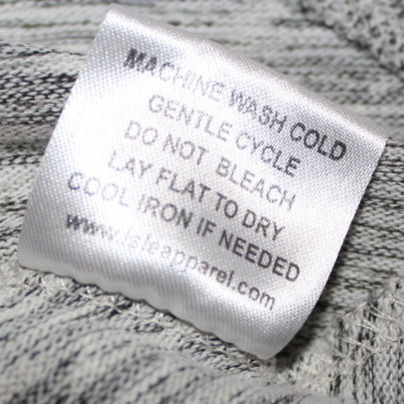 Isle by Melis Kozan Heather Gray Cowl Neck Long Sleeve Sweater Dress Women's S - Picture 9 of 12